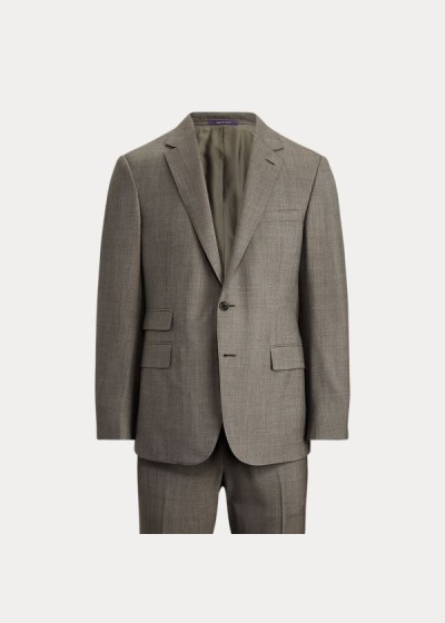 Traje Ralph Lauren Gregory Wool Sharkskin Homem 57031-HDJY